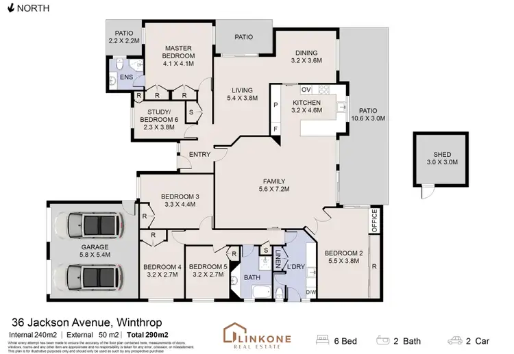 Floorplan of Homely house listing, 36 Jackson Avenue, Winthrop WA 6150