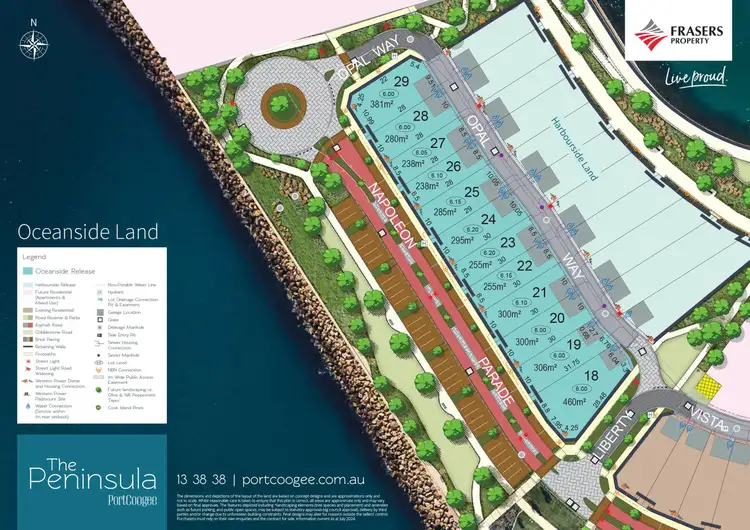 Floorplan of Homely land listing, Lot 25, Napoleon Parade, North Coogee WA 6163