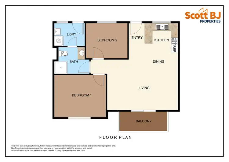 Floorplan of Homely unit listing, 1-10/23 Fathom Street, Narrogin WA 6312