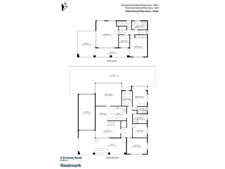 Floorplan of Homely house listing, 8 Grimsay Road, Ardross WA 6153