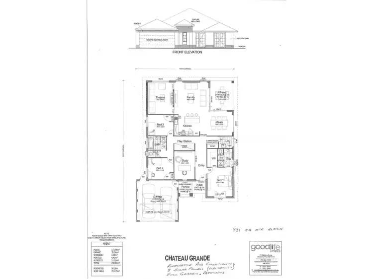 Floorplan of Homely house listing, 18 Orion Lane, Australind WA 6233