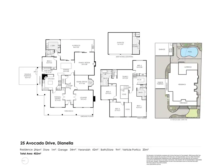 Floorplan of Homely house listing, 25 Avocado Drive, Dianella WA 6059