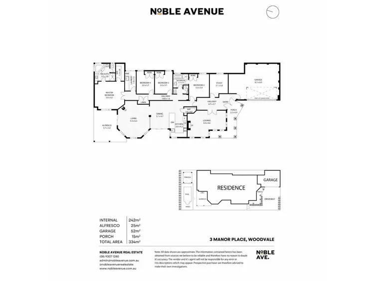 Floorplan of Homely house listing, 3 Manor Place, Woodvale WA 6026