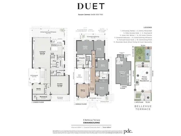 Floorplan of Homely house listing, 9 Bellevue Terrace, Swanbourne WA 6010