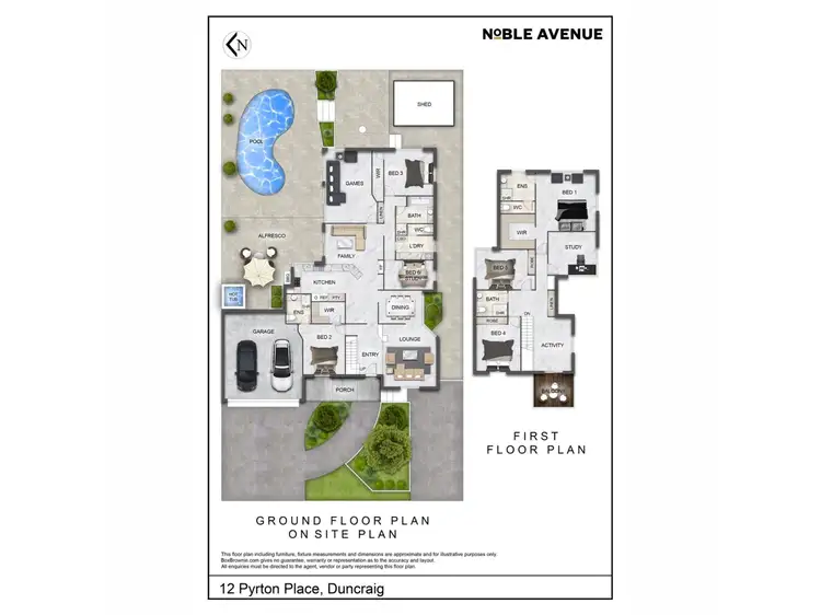 Floorplan of Homely house listing, 12 Pyrton Place, Duncraig WA 6023