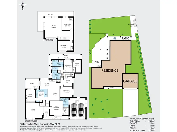 Floorplan of Homely house listing, 30 Bernedale Way, Duncraig WA 6023