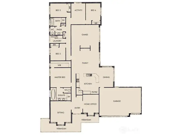 Floorplan of Homely house listing, 3 Pallid Road, Coodanup WA 6210