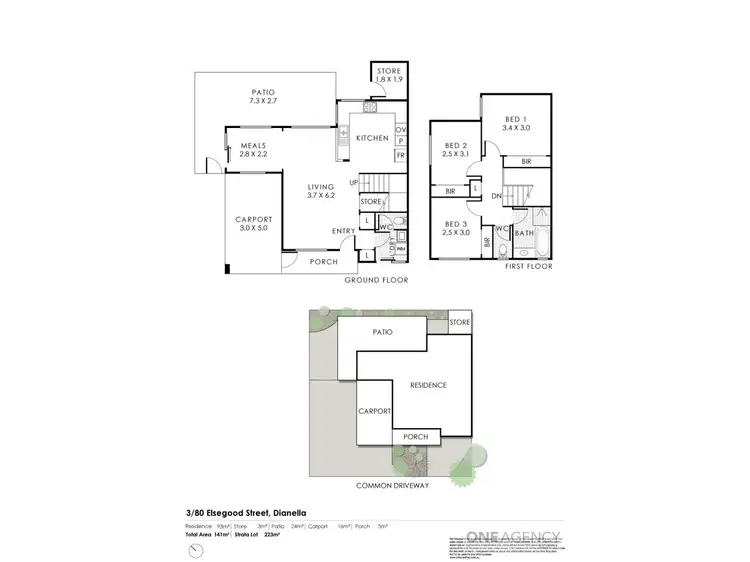 Floorplan of Homely house listing, 3/80 Elsegood Street, Dianella WA 6059