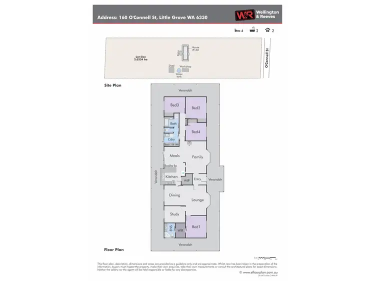 Floorplan of Homely house listing, 160 O'Connell Street, Little Grove WA 6330