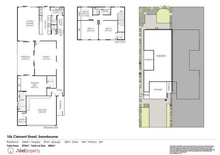 Floorplan of Homely house listing, 106 Clement Street, Swanbourne WA 6010