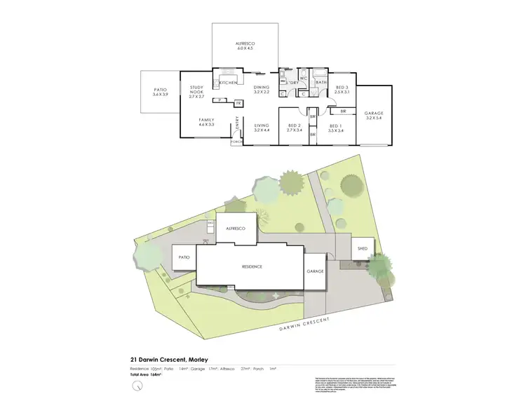 Floorplan of Homely house listing, 21 Darwin Crescent, Morley WA 6062