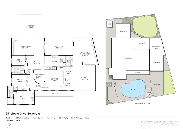 Floorplan of Homely house listing, 25 Telopia Drive, Duncraig WA 6023