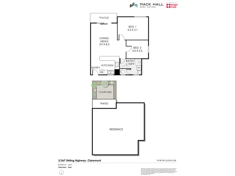 Floorplan of Homely apartment listing, 2/367 Stirling Highway, Claremont WA 6010