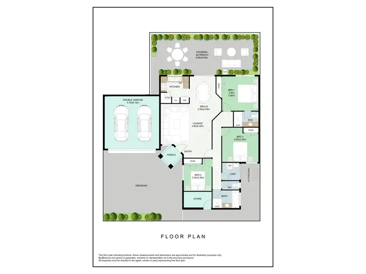 Floorplan of Homely villa listing, 81B Beatrice Street, Innaloo WA 6018
