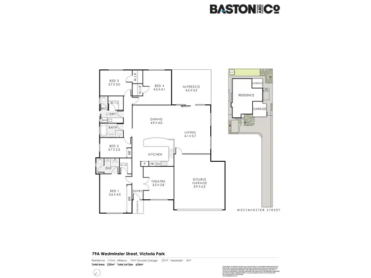 Floorplan of Homely house listing, 79A Westminster Street, East Victoria Park WA 6101