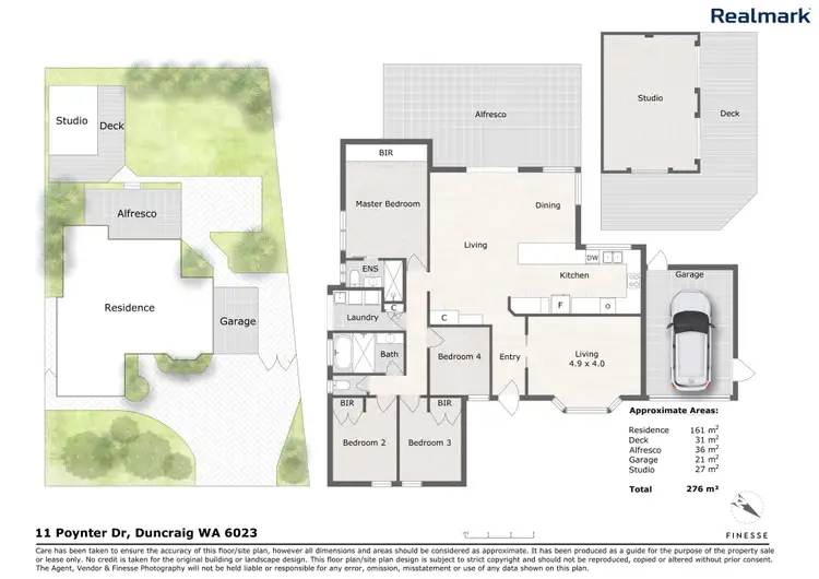 Floorplan of Homely house listing, 11 Poynter Drive, Duncraig WA 6023