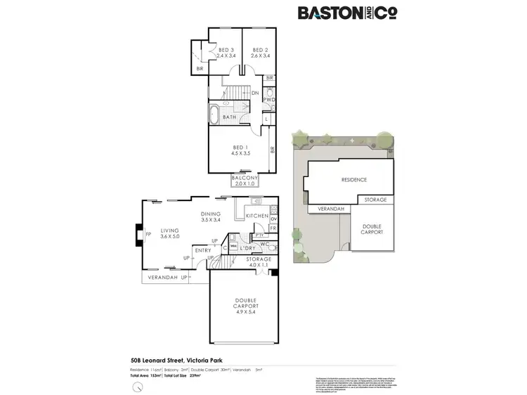 Floorplan of Homely townhouse listing, 50B Leonard Street, Victoria Park WA 6100