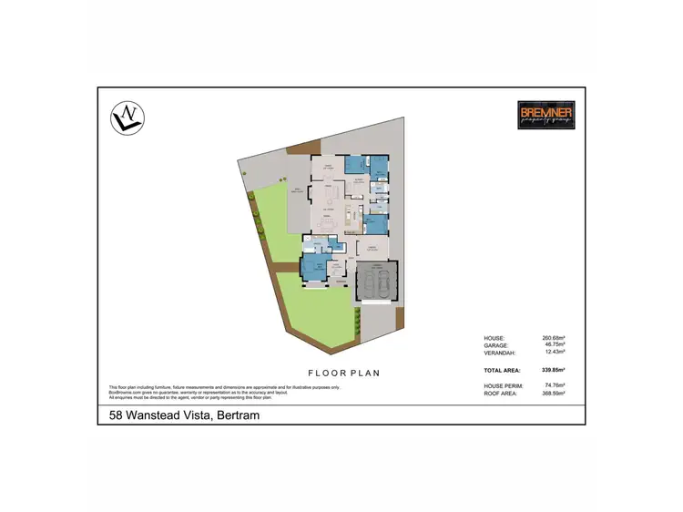 Floorplan of Homely house listing, 58 Wanstead Vista, Bertram WA 6167