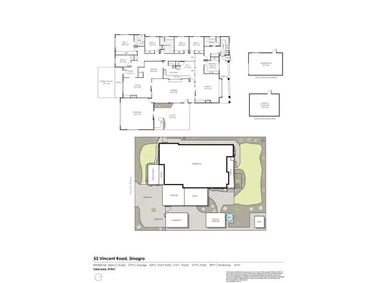 Floorplan of Homely house listing, 53 Vincent Road, Sinagra WA 6065