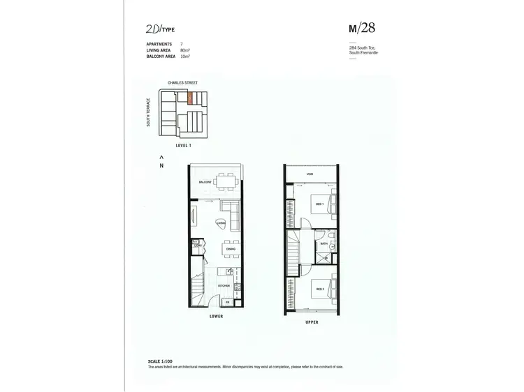 Floorplan of Homely house listing, 7/1A Charles Street, South Fremantle WA 6162