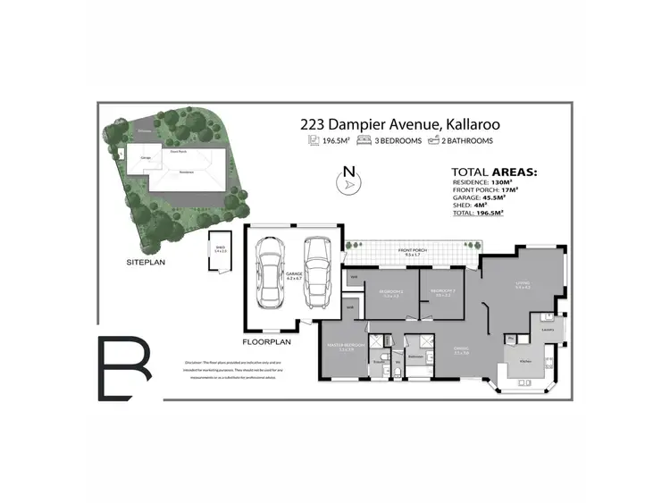 Floorplan of Homely house listing, 223 Dampier Avenue, Kallaroo WA 6025