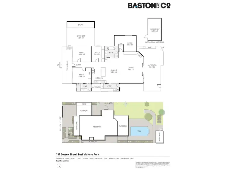 Floorplan of Homely house listing, 131 Sussex Street, East Victoria Park WA 6101