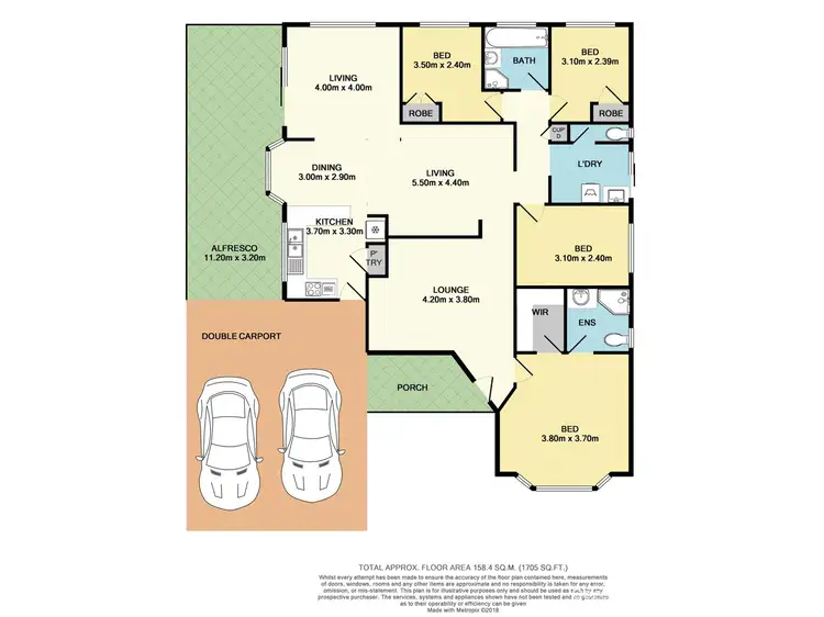 Floorplan of Homely house listing, 61 Mitra Loop, Bennett Springs WA 6063