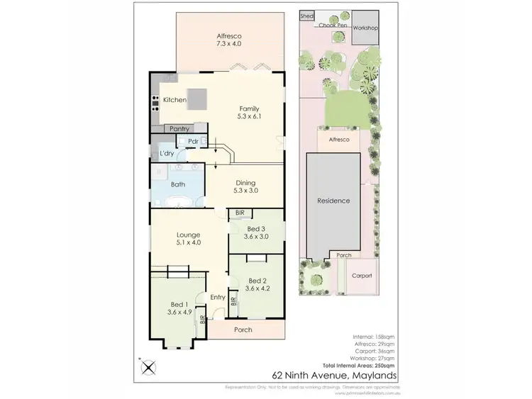 Floorplan of Homely house listing, 62 Ninth Avenue, Maylands WA 6051