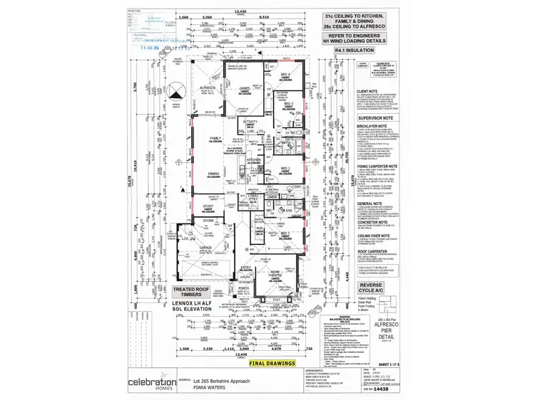 Floorplan of Homely house listing, 41 Berkshire Approach, Piara Waters WA 6112