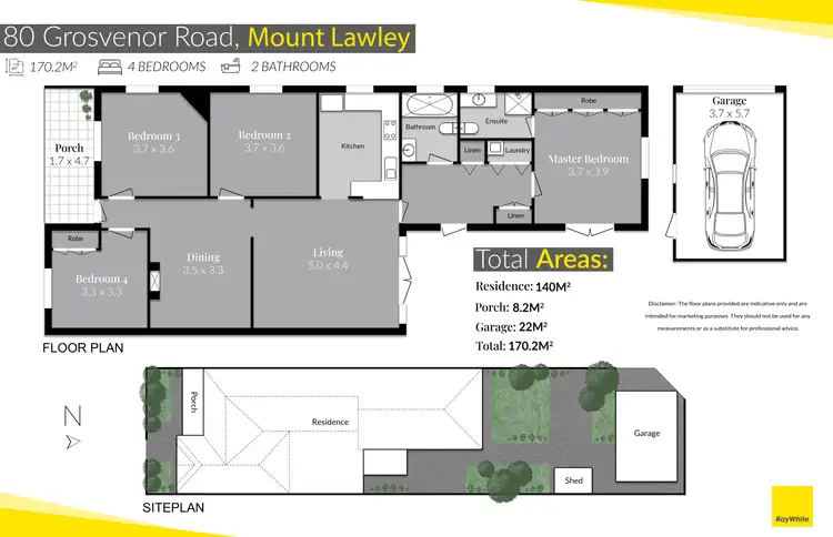 Floorplan of Homely house listing, 80 Grosvenor Road, Mount Lawley WA 6050