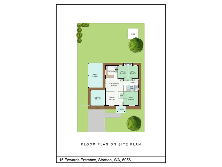 Floorplan of Homely house listing, 15 Edwards Entrance, Stratton WA 6056
