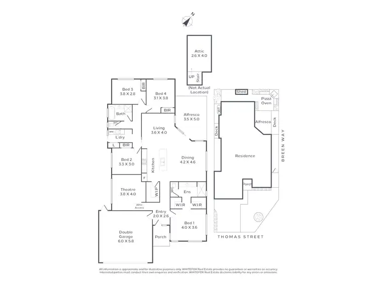 Floorplan of Homely house listing, 134 Thomas Street, Queens Park WA 6107
