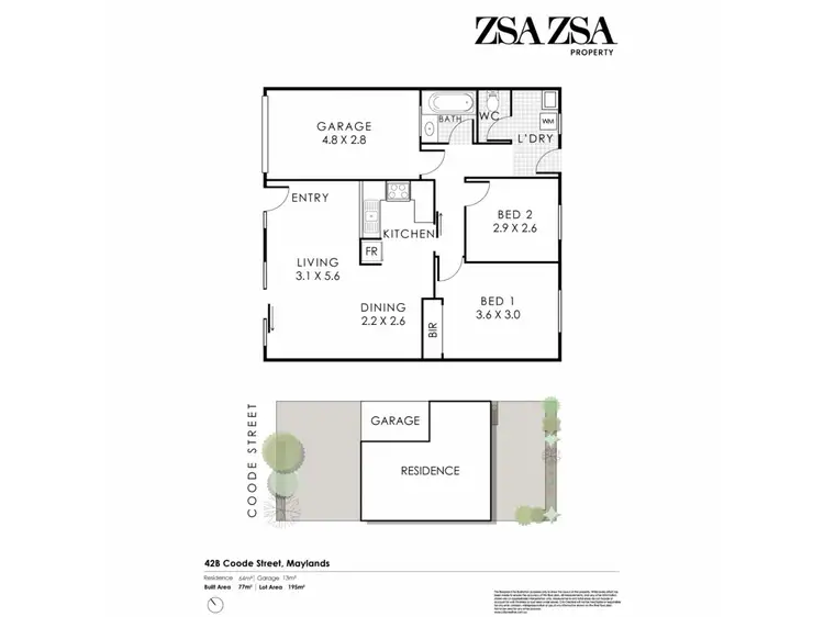 Floorplan of Homely house listing, 42B Coode Street, Maylands WA 6051