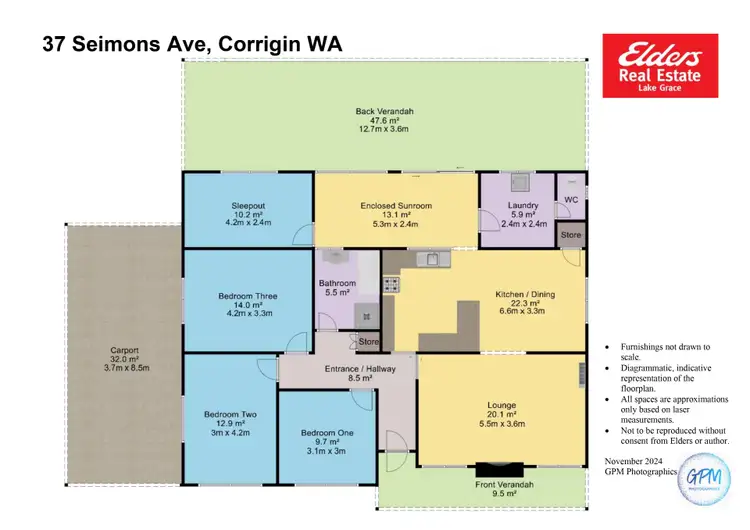 Floorplan of Homely house listing, 37 Seimons Avenue, Corrigin WA 6375