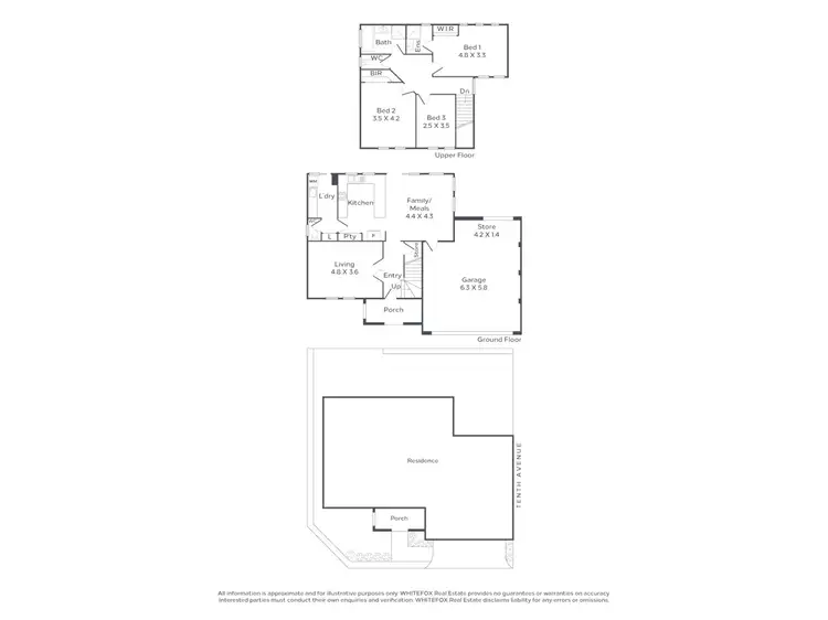 Floorplan of Homely house listing, 33A Tenth Avenue, Maylands WA 6051