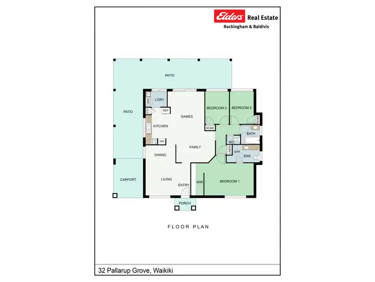 Floorplan of Homely house listing, 32 Pallarup Grove, Waikiki WA 6169