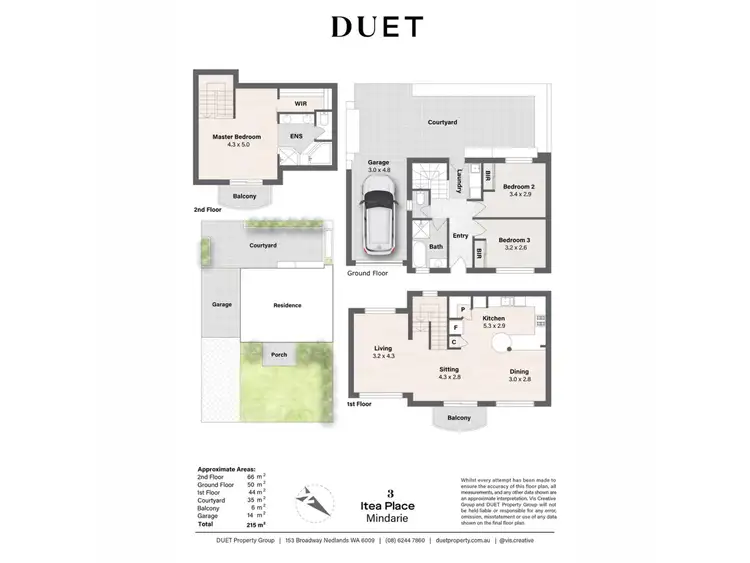 Floorplan of Homely house listing, 3 Itea Place, Mindarie WA 6030