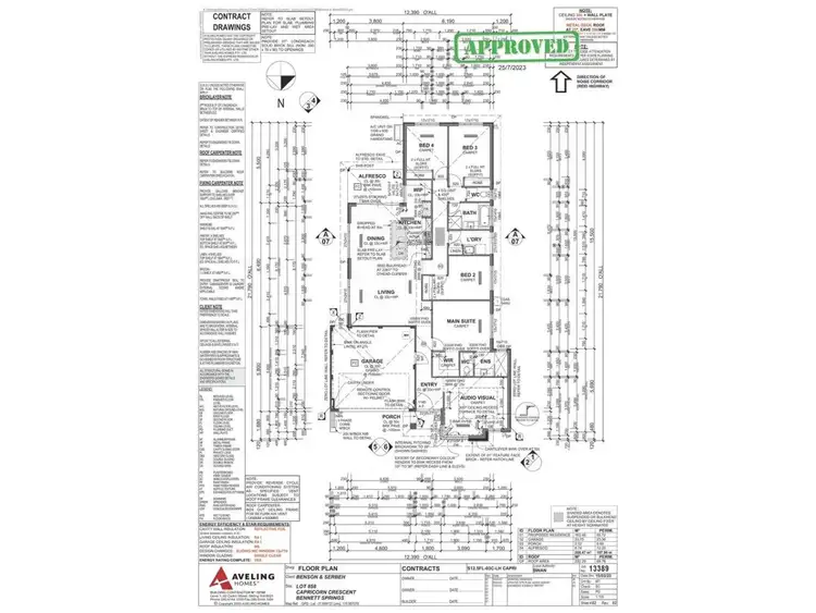 Floorplan of Homely house listing, 3 Capricorn Crescent, Bennett Springs WA 6063