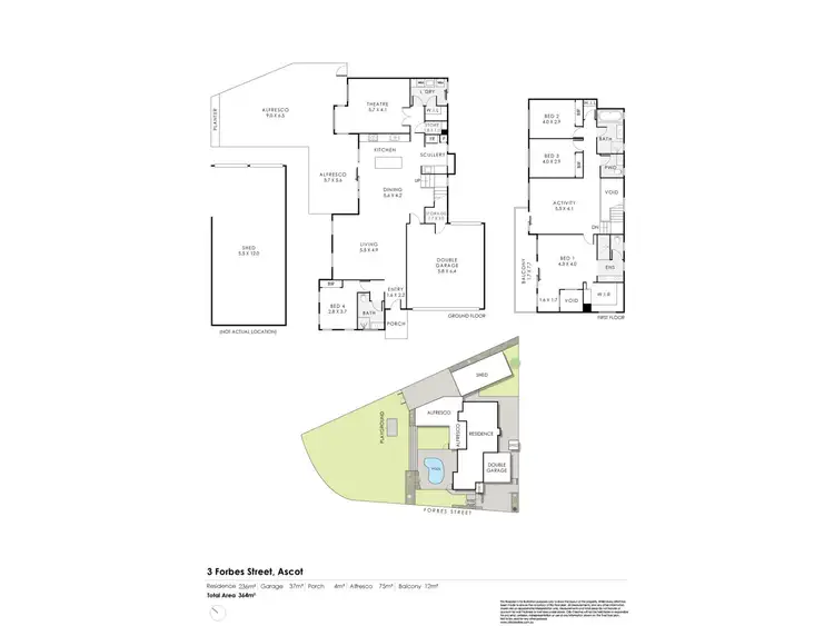 Floorplan of Homely house listing, 3 Forbes Street, Ascot WA 6104