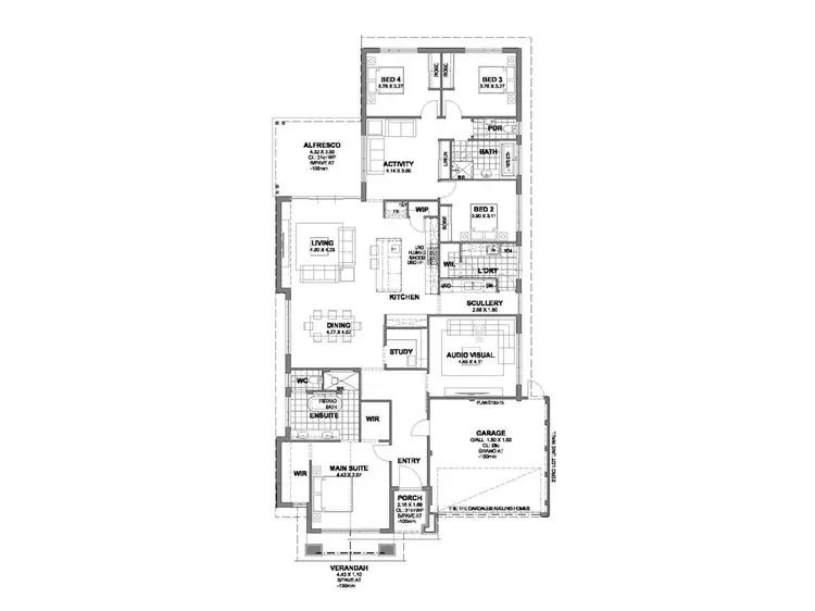 Floorplan of Homely house listing, 30 Barracoota Loop, Lakelands WA 6180