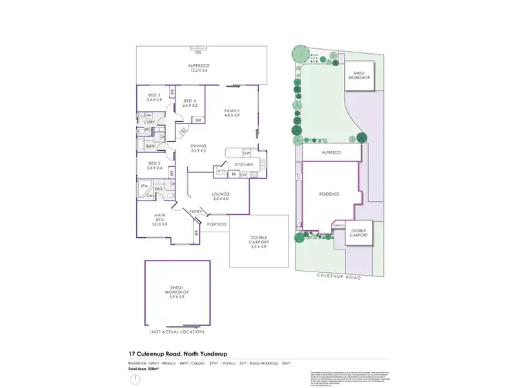 Floorplan of Homely house listing, 17 Culeenup Road, North Yunderup WA 6208