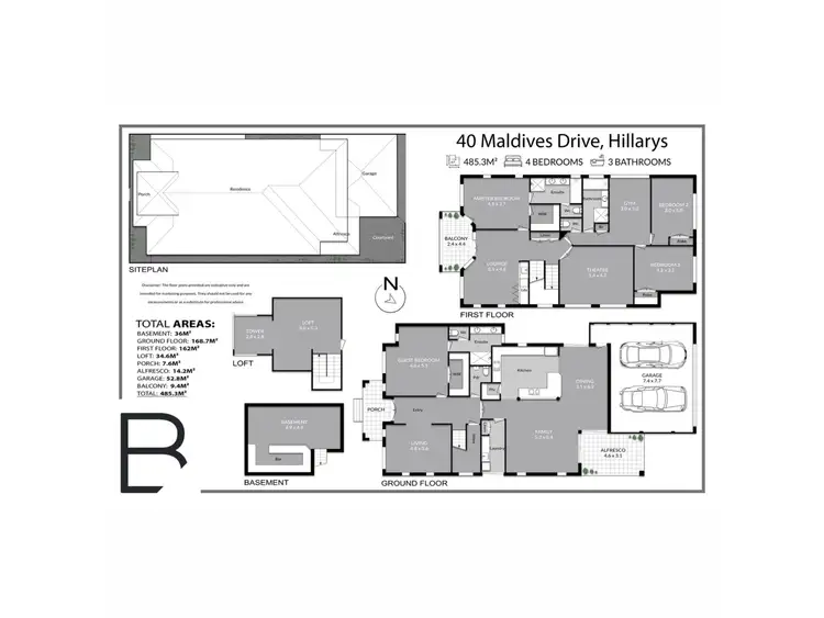 Floorplan of Homely house listing, 40 Maldives Drive, Hillarys WA 6025