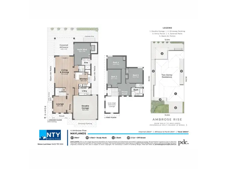 Floorplan of Homely house listing, 4 Ambrose Rise, Maylands WA 6051