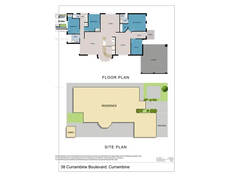 Floorplan of Homely house listing, 38 Currambine Boulevard, Currambine WA 6028