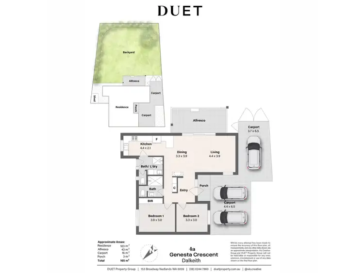 Floorplan of Homely house listing, 4A Genesta Crescent, Dalkeith WA 6009