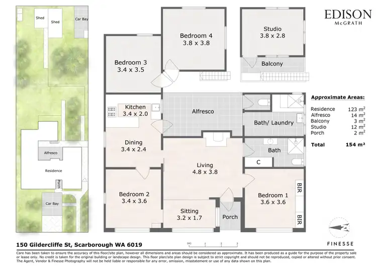 Floorplan of Homely house listing, 150 Gildercliffe Street, Scarborough WA 6019