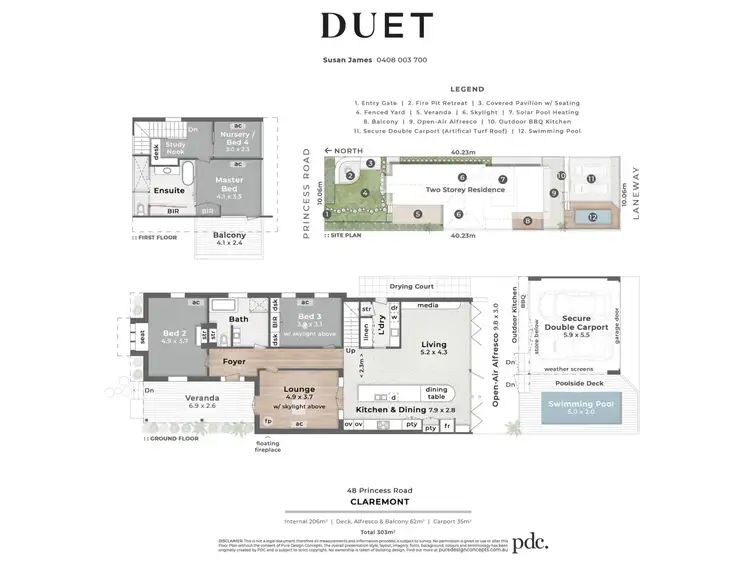 Floorplan of Homely house listing, 48 Princess Road, Claremont WA 6010