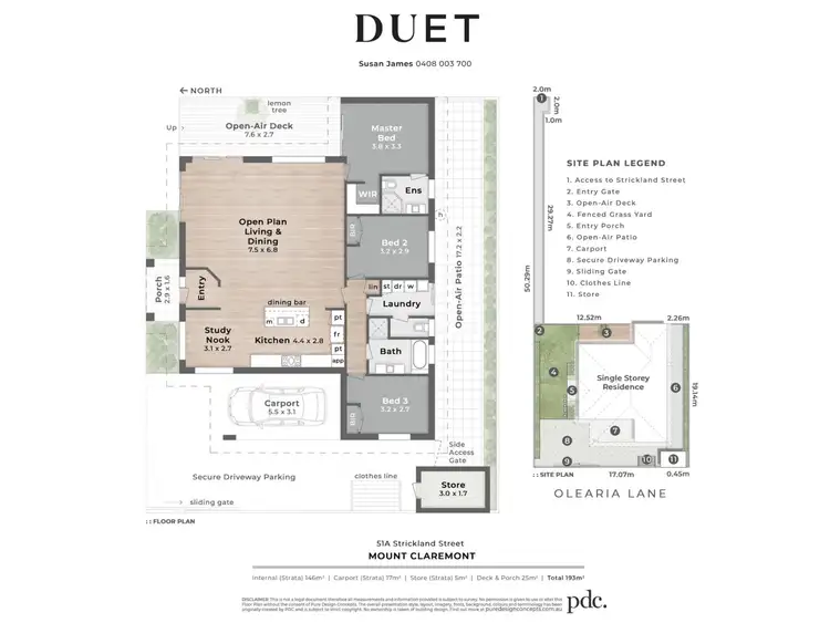 Floorplan of Homely house listing, 51A Strickland Street, Mount Claremont WA 6010