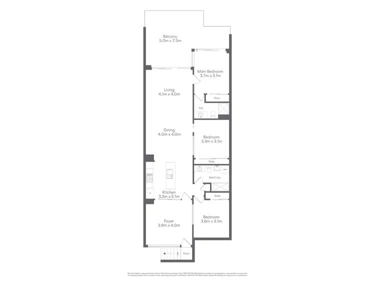 Floorplan of Homely apartment listing, 3/3 The Palladio, Mandurah WA 6210
