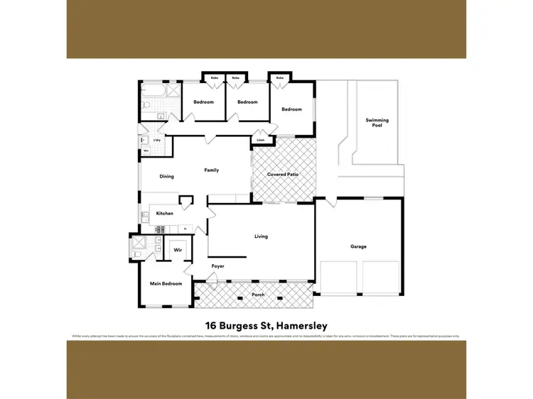 Floorplan of Homely house listing, 16 Burgess Street, Hamersley WA 6022